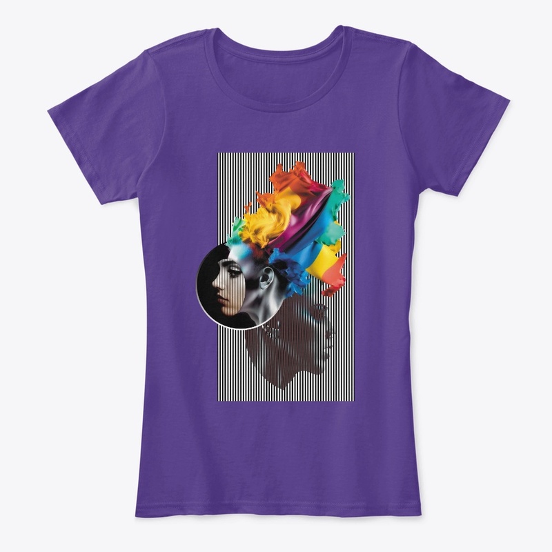 Profile Woman Rainbow Optical Dreams