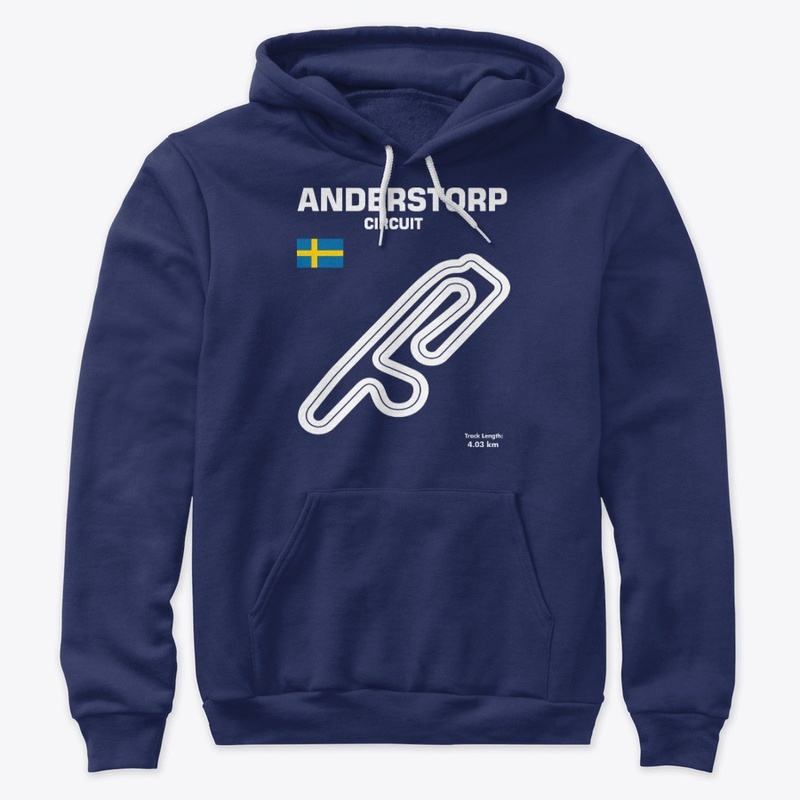 Anderstorp Circuit Track Outline shirt