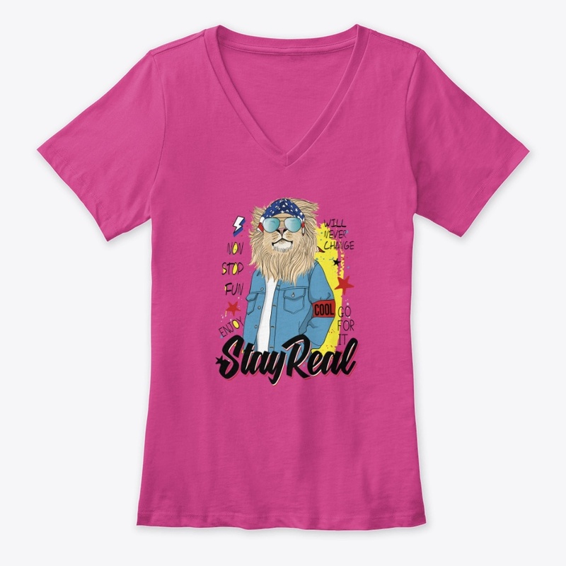 Stay Real - funky Lion Enjoy