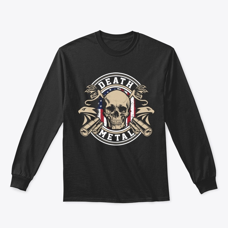 Death Metal Eye Catching Skull Tshirt 