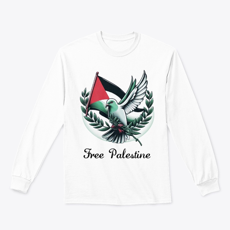 Pigeon fly Palestine Flag