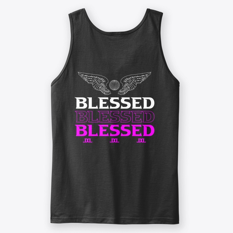 "BLESSED" Angel wings streetwear