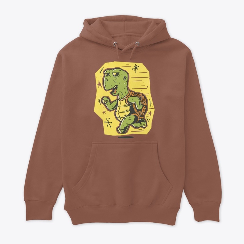 Funny Turtle Trying Hard
