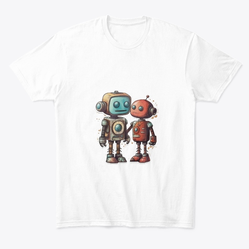 Retro Robo Companions Tee