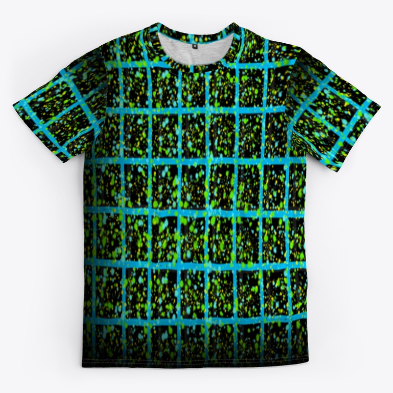 Green graphic painting