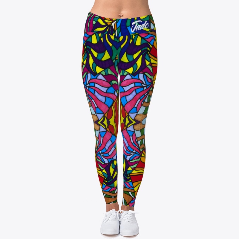 Stained Glass Leggings by Jade