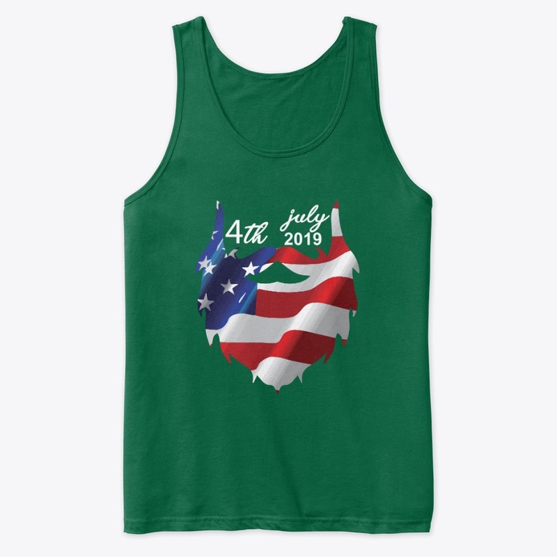 USA Anniversary Beard Lover's T-Shirt