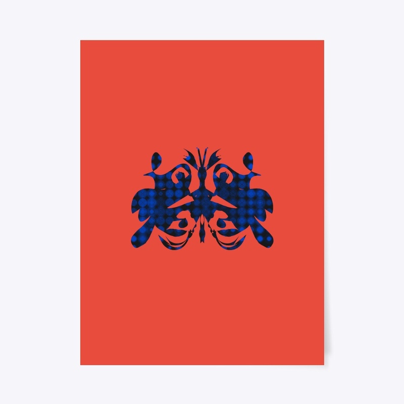 Blue Butterfly Design