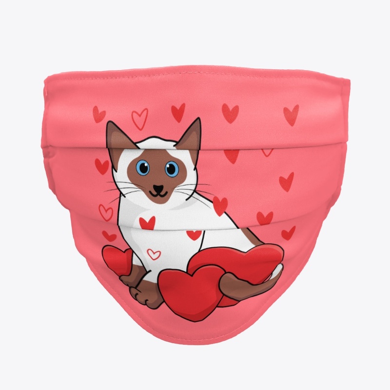 Siamese Cat love Valentine's Day Gift