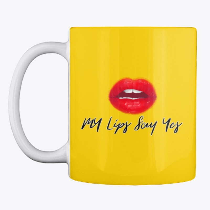 My lips say yes (black)