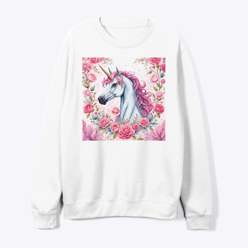 Unicorn Among Roses