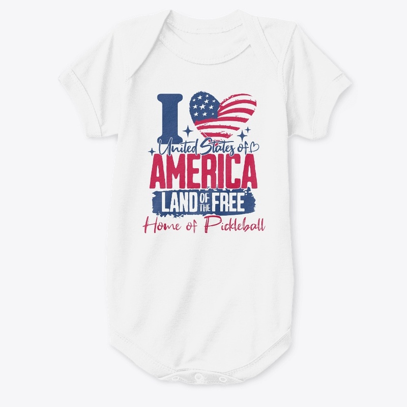 USA Land of The Free &Home of Pickleball