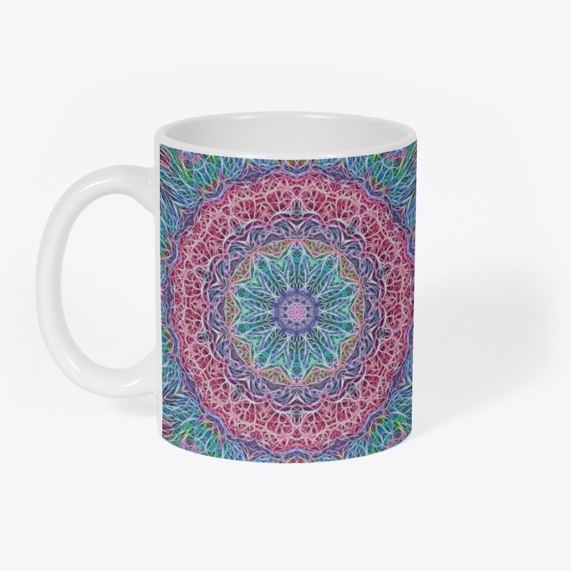 Blue and Pink Kaleidoscope