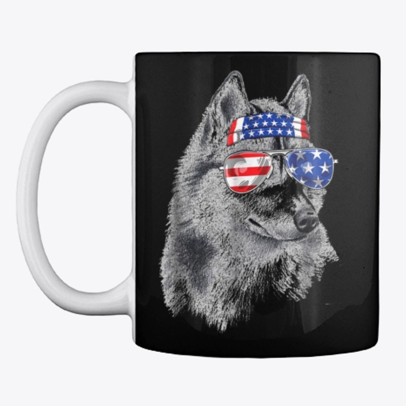 Funny Patriot Siberian Husky 4th of July