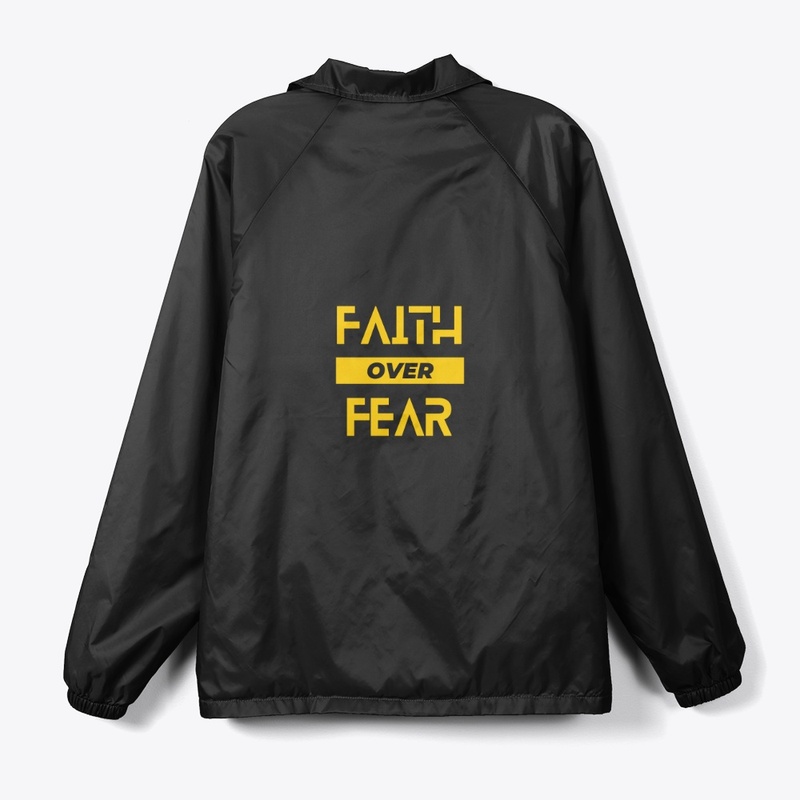 "Faith over Fear:  Back Print Pullover"