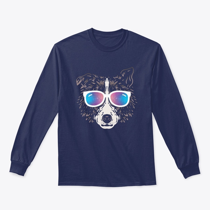 Cute Dog in Sunglasses (Colored+sg04)