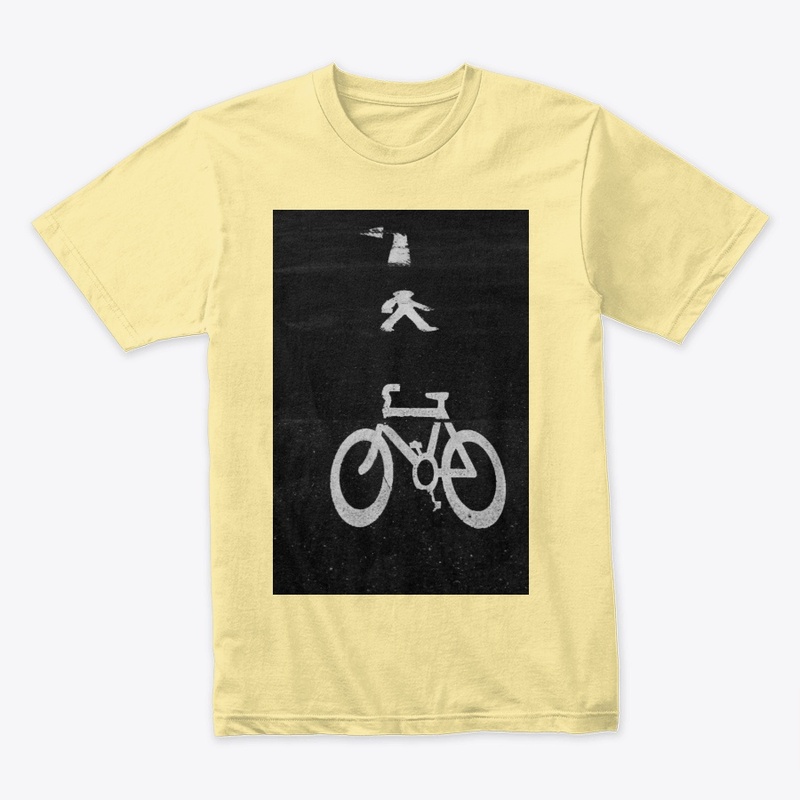 Simple cycle design t -shirt