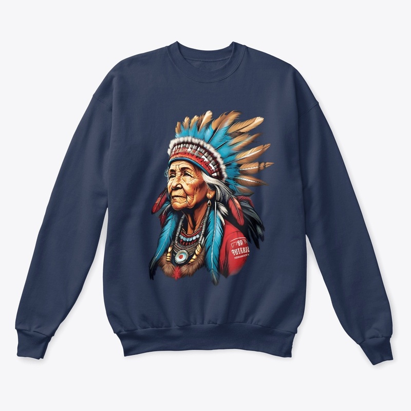 Indigenous Fascinating Old Woman