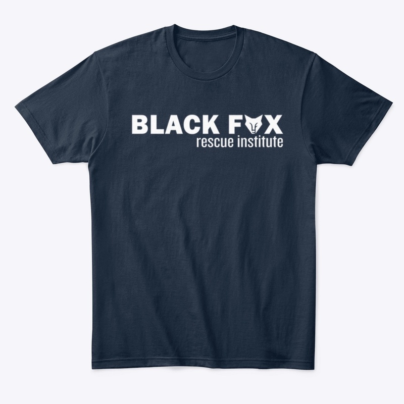 Black Fox Rescue Institute (White Logo)