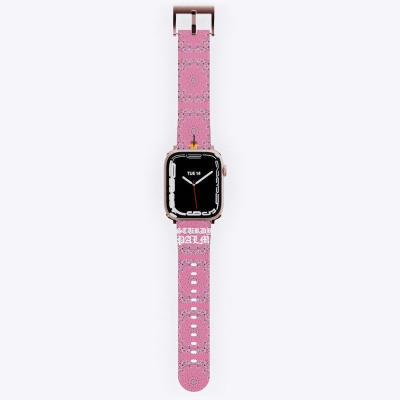 STURDY PALM PRETTI PINK APPLE WATCH BAND