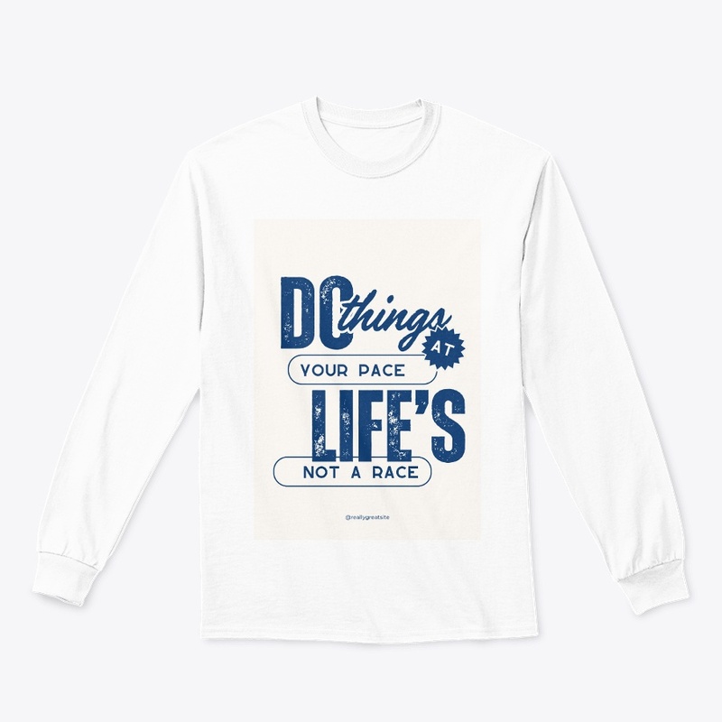 "Vanilla Cream Tee - Life’s Not a Race"