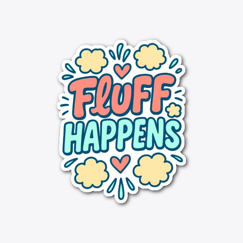 Fluff Happens – Maine Coon Cat Quote Tee