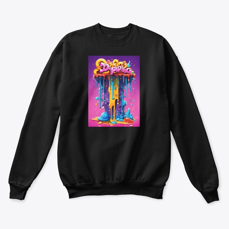 Dipping t shirt and hoody