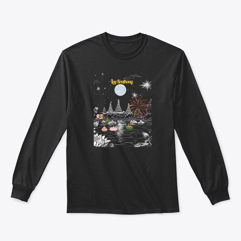 Loy krathong,T-shirt, Thai land