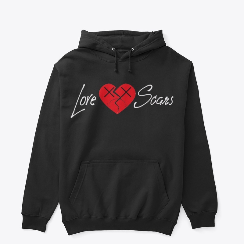 Love Scars Black Hoodie