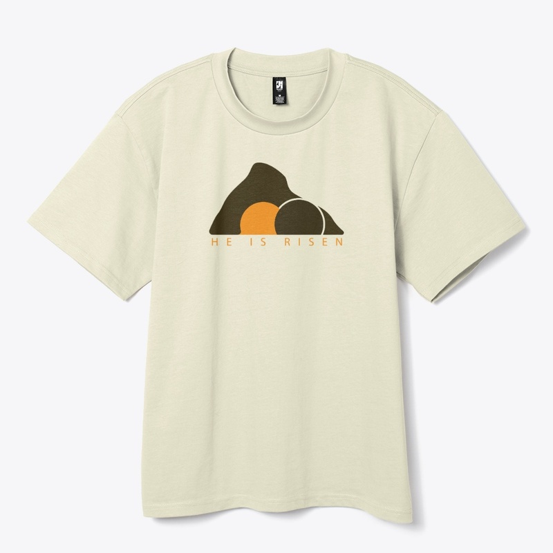 He is Risen T-shirt -Minimalist design
