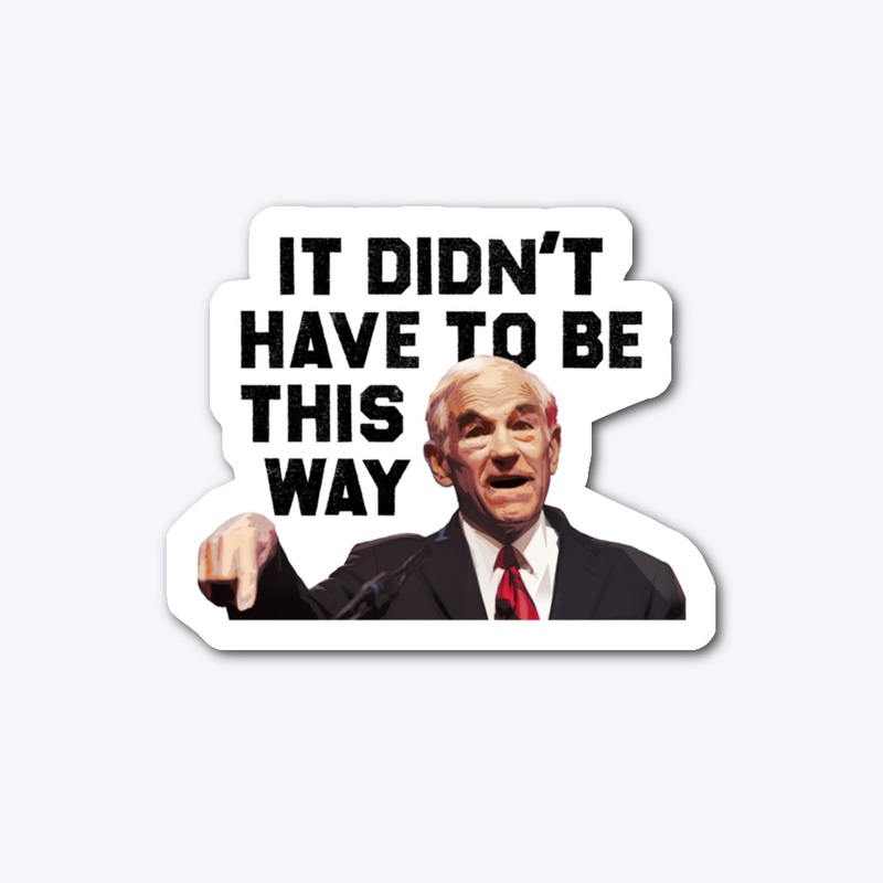 Ron Paul gas sticker