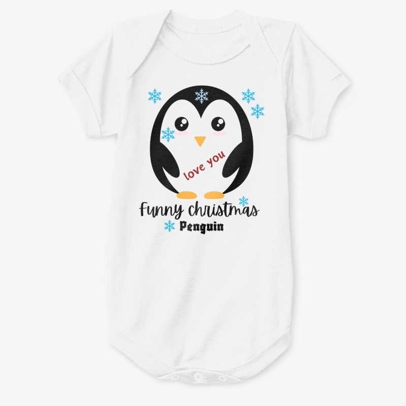 Funny christmas penguin (apparels)