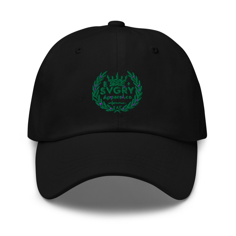 Green logo cap
