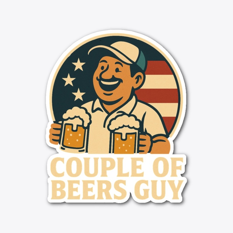 Couple of Beers 4th of July Guy