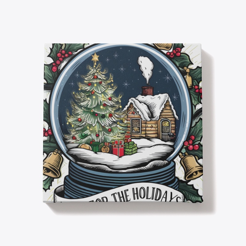 Home for the Holidays Snow Globe Design