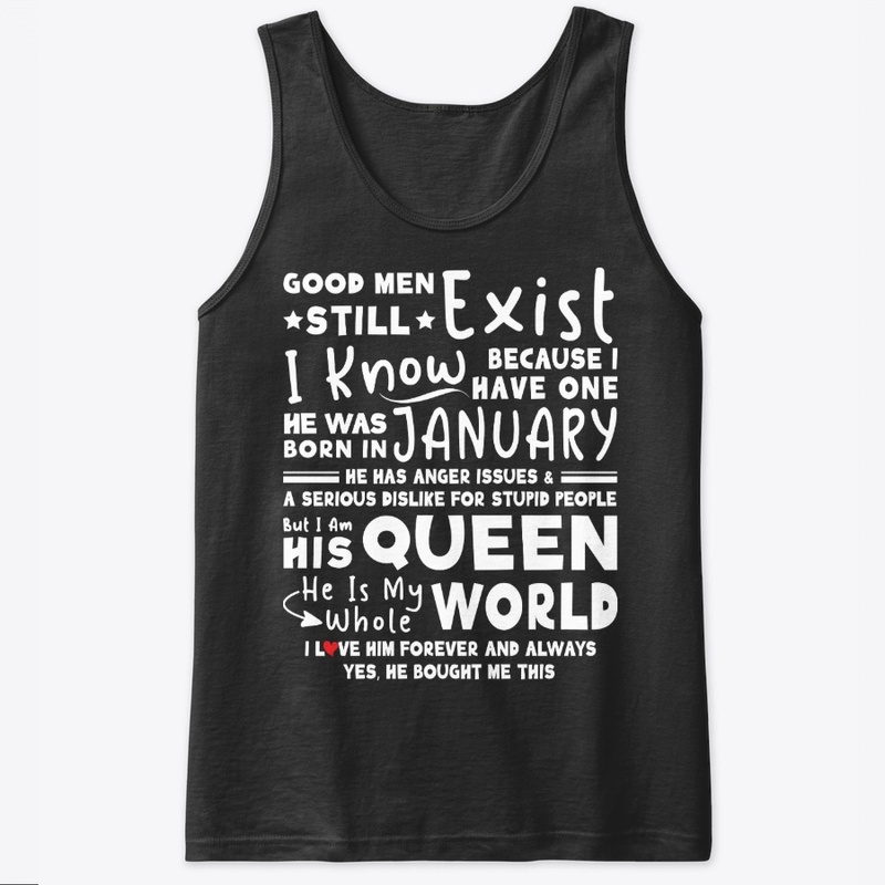 Proud Wife Of January Husband Gift