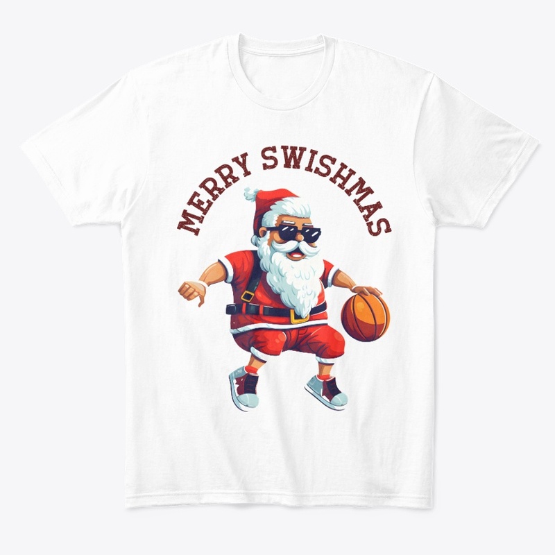 Merry Swishmas Santa Basketball