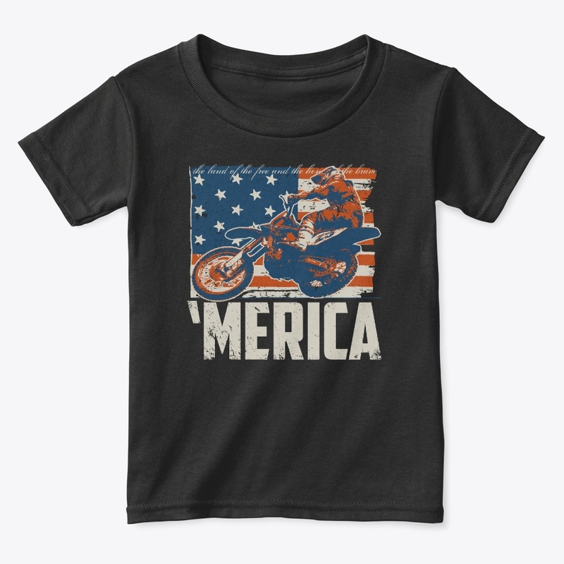 Motocross Merica Racer Flag