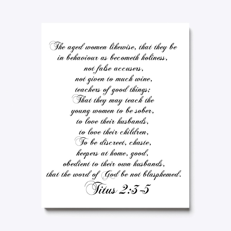 Titus 2 Canvas