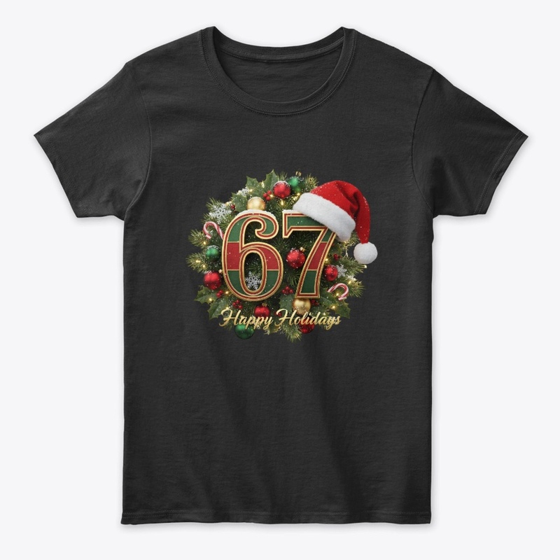 Xmas "67" Wreath - Holiday Decor Gift