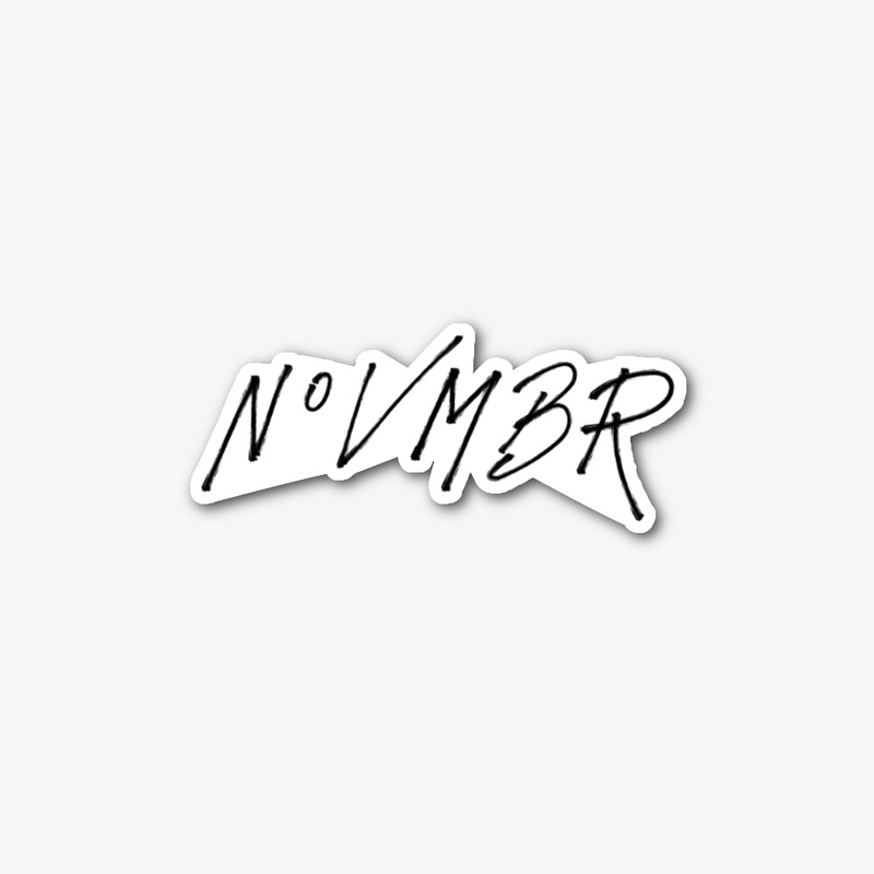 Novmbr Sticker