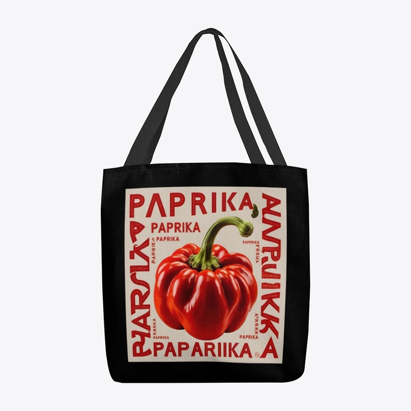 Paprika Typography| Bold Food Art Design