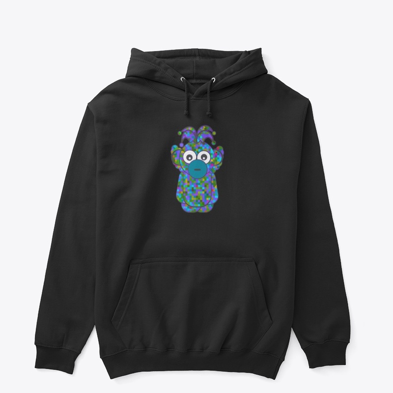 Pixel Clown Bleu