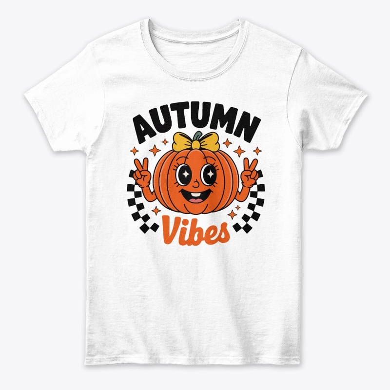 Cute Autumn Vibes Pumpkin Retro Fall CO
