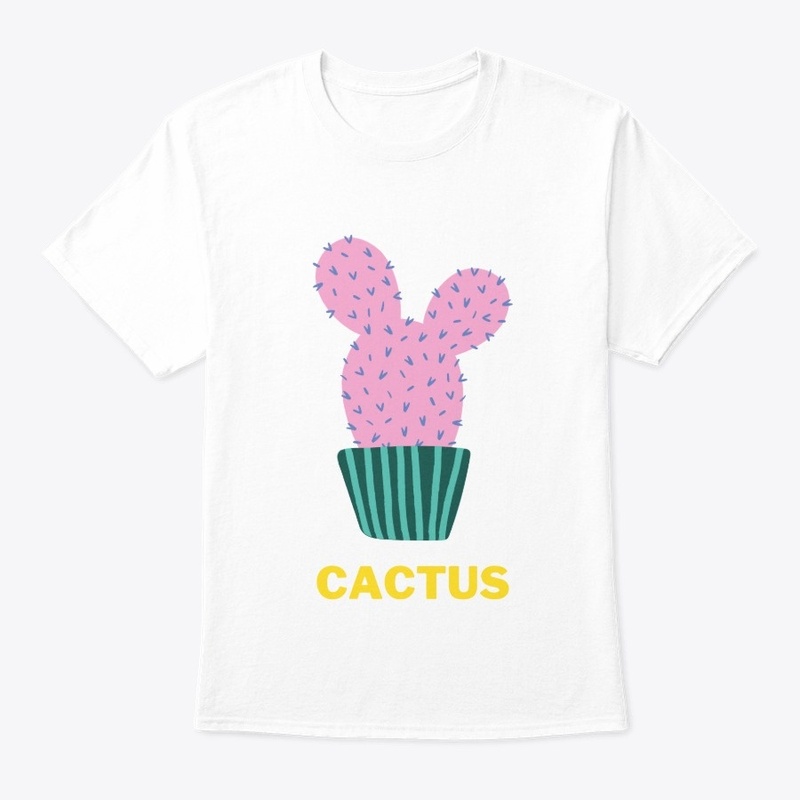 Potted Pink Cactus tee