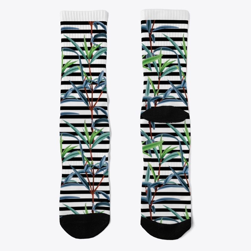 Seamless Pattern Leaf Plant