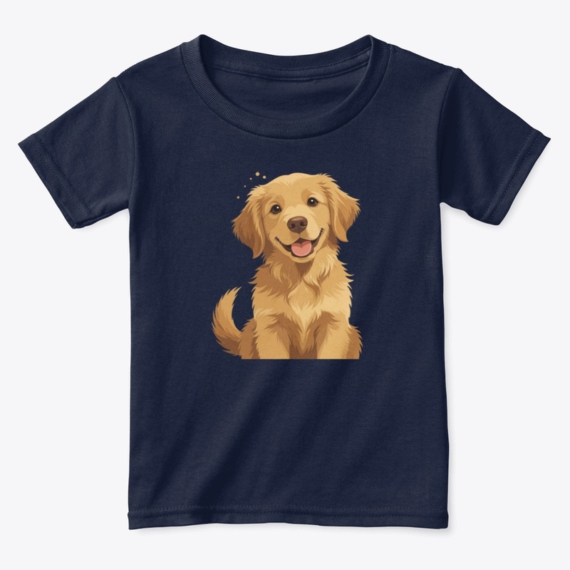 Happy Golden Retriever Puppy