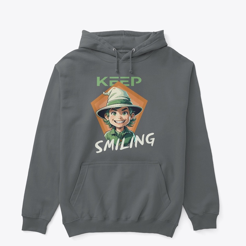 ''Keep Smiling'' T Shirt Design