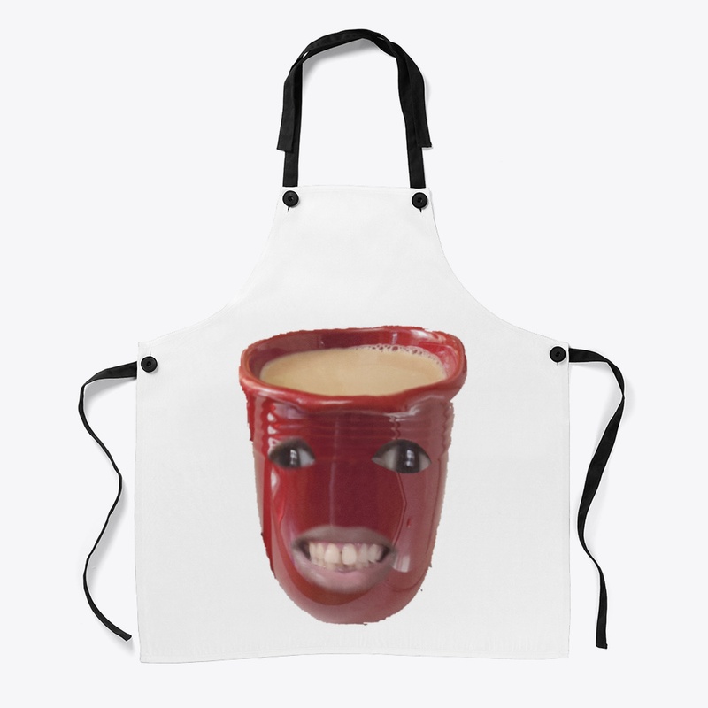 Red Cup Of Coffee With A Smile 