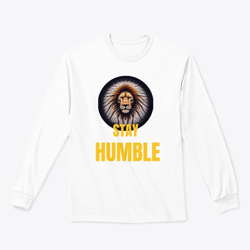 Stay Humble - Lion digital design